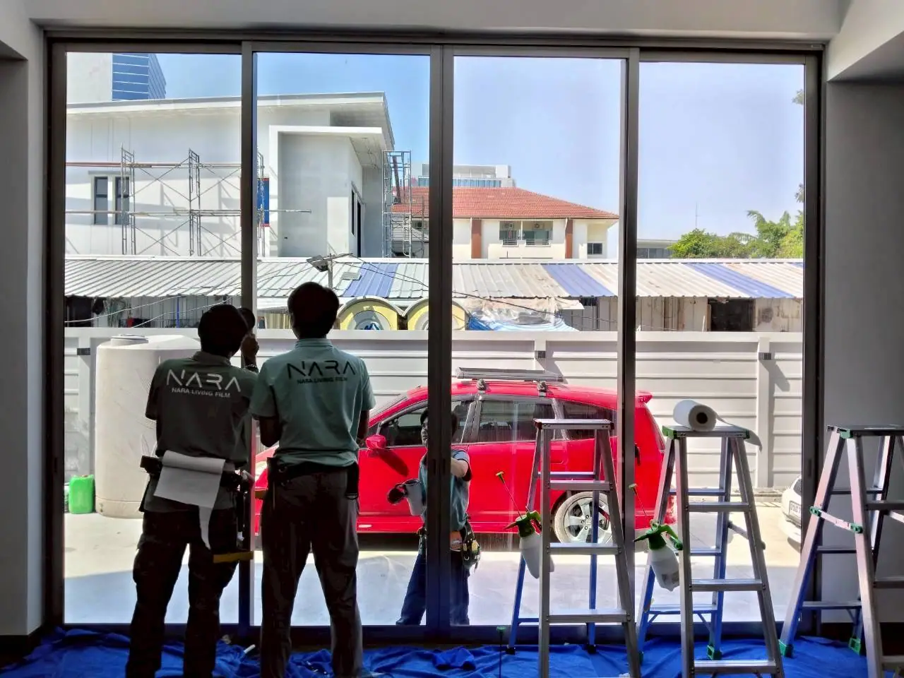 งานติดฟิล์มกรองแสงที่ บ้านพักอาศัย กรุงเทพ รูปที่ 2