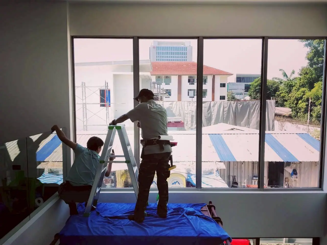 งานติดฟิล์มกรองแสงที่ บ้านพักอาศัย กรุงเทพ รูปที่ 3