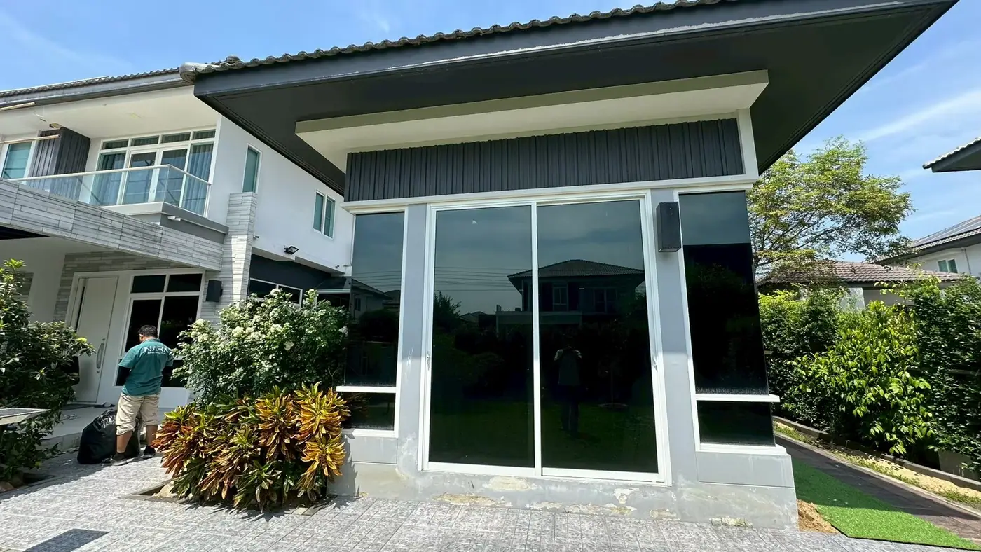 งานติดฟิล์มกรองแสงที่ มัณฑนา วงแหวน-บางบอน รูปที่ 3