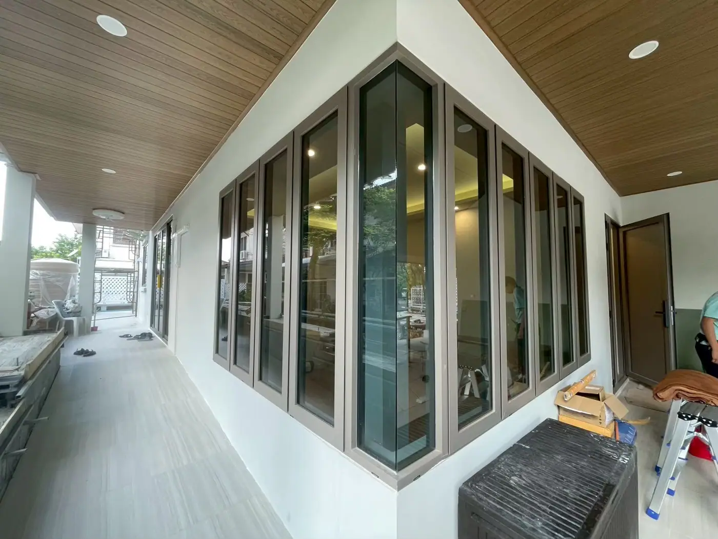 งานติดฟิล์มกรองแสงที่ หมู่บ้านลดาวัลย์ ปิ่นเกล้า รูปที่ 2