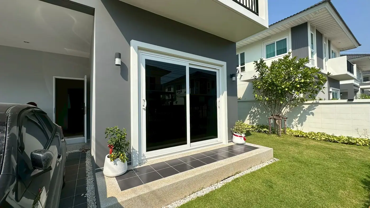 งานติดฟิล์มกรองแสงที่ หมู่บ้านศุภาลัย ปาล์มสปริง รูปที่ 5